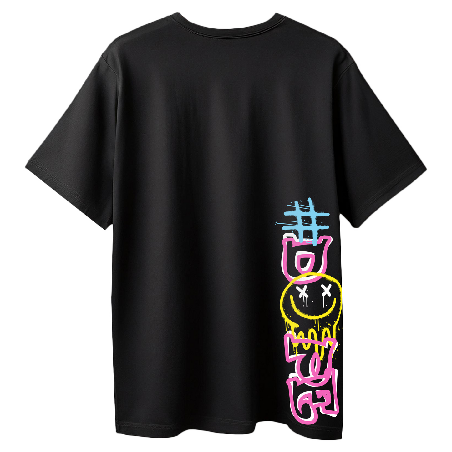 Dope Black Oversized T-Shirt for Women & Girls – Edgy & Trendy Streetwear Tee Urban Hip-Hop Fashion