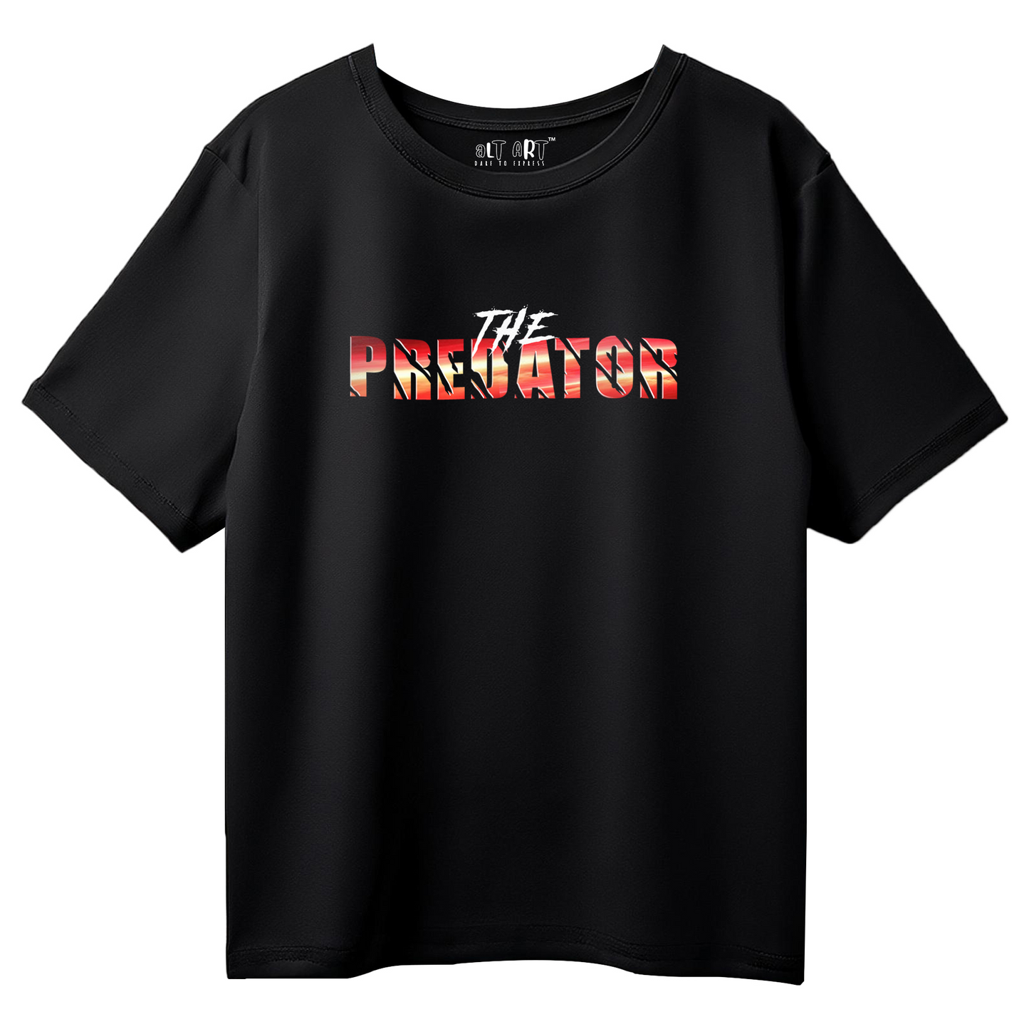 The Predator Oversized T-Shirt for Men & Boys - Bold Tiger Graphic Tee