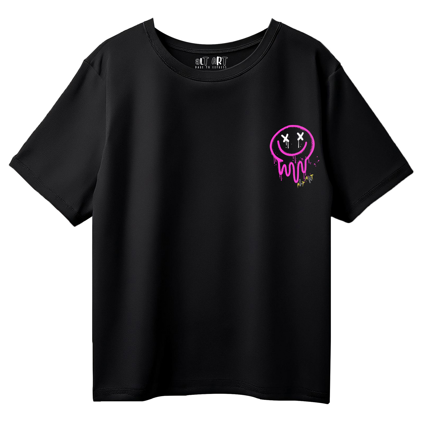 Dope Black Oversized T-Shirt for Women & Girls – Edgy & Trendy Streetwear Tee Urban Hip-Hop Fashion