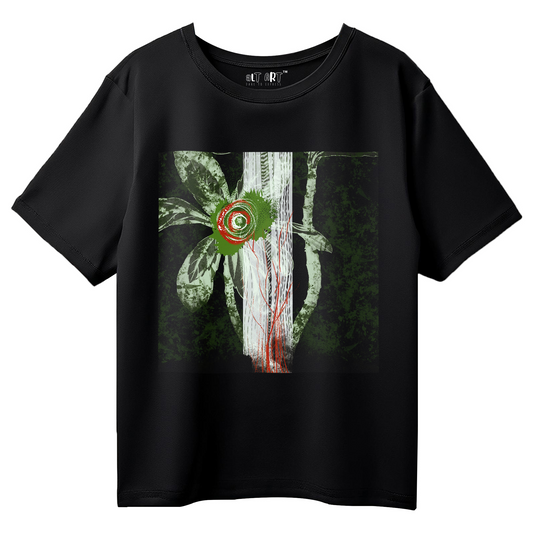 Nature’s Echo Oversized T-Shirt for Women & Girls - Exclusive Artwork T-shirt