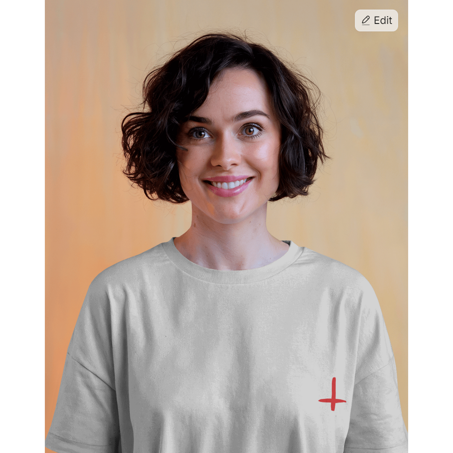Abstract Art Oversized T-Shirt for Women & Girls - Exclusive Abstract Artwork T-shirt