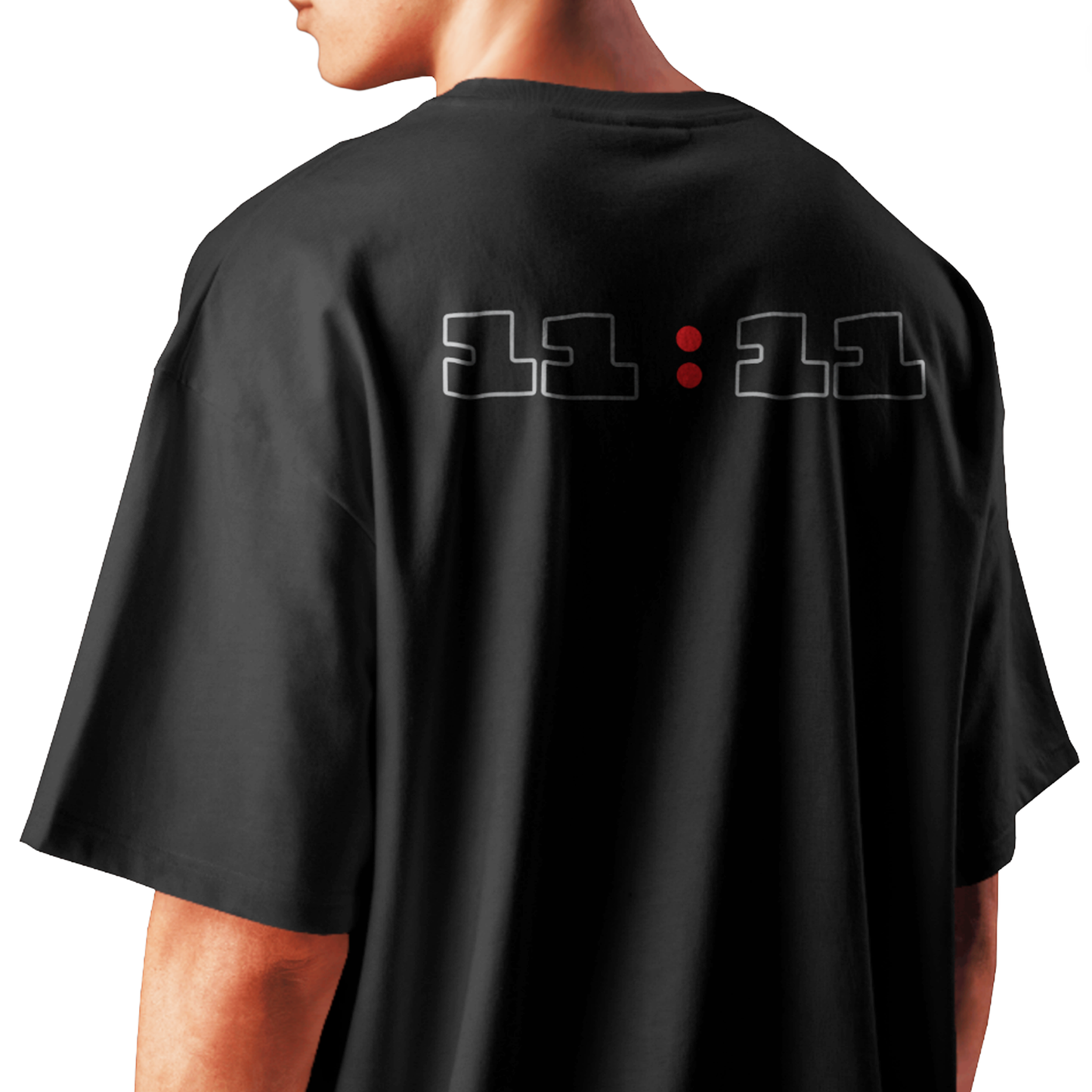 11:11 Eleven Eleven Oversized T-Shirt for Men & Boys – Manifestation Graphic Tee