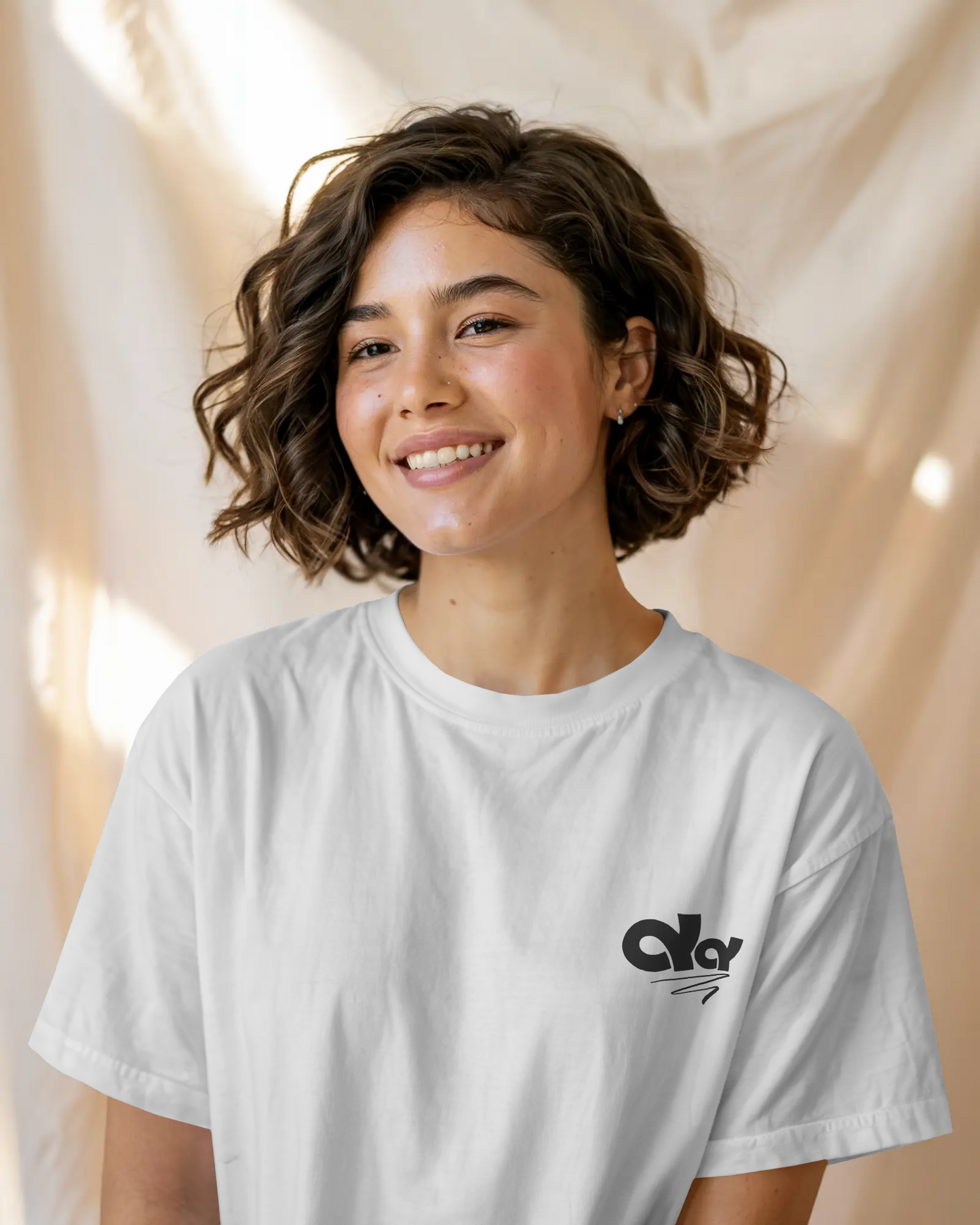 Abstract Art Oversized T-Shirt for Women & Girls - Exclusive Abstract Artwork T-shirt