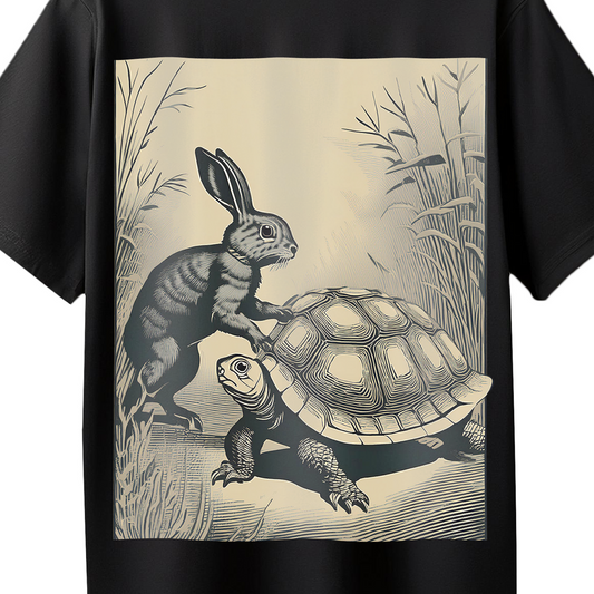 Friends Oversized T-Shirt for Women & Girls - Drop Shoulder Boxy Fit Black Oversized Fit T-shirt