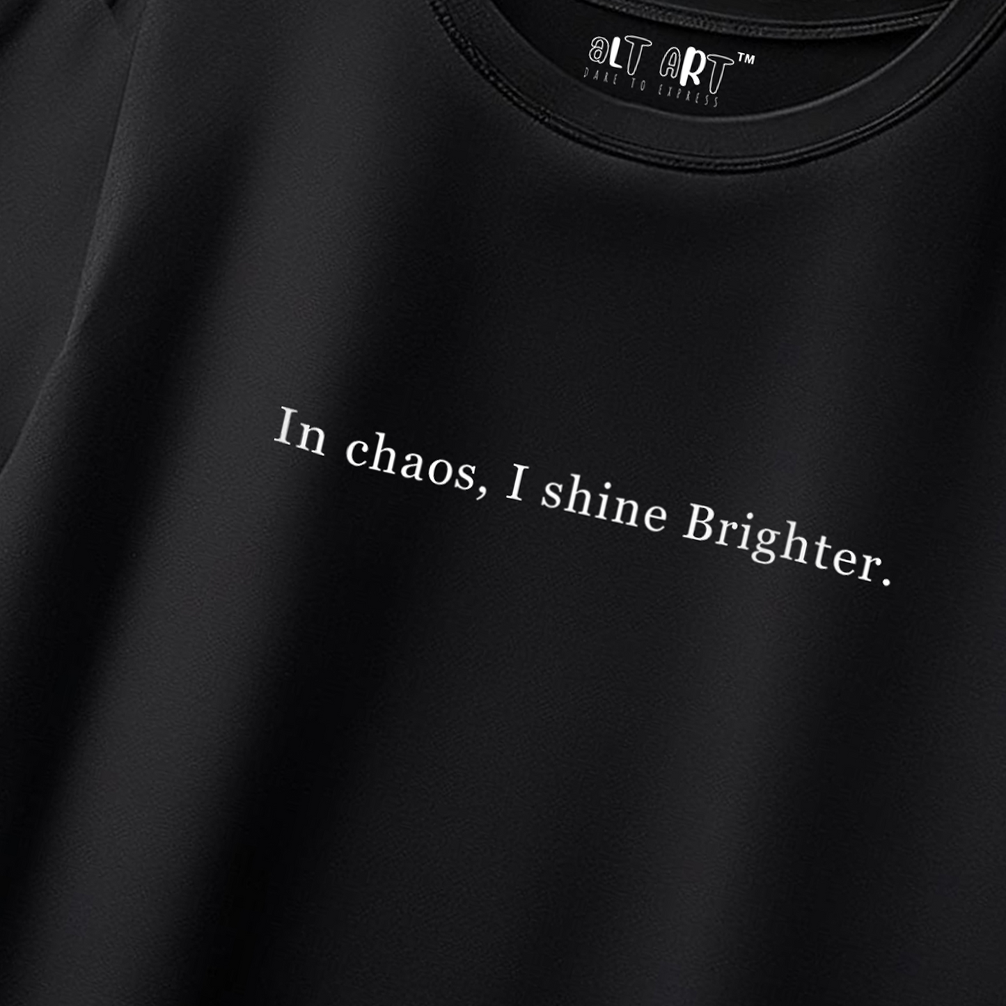 Chaos Oversized T-Shirt for Women & Girls - Exclusive Abstract Artwork T-shirt