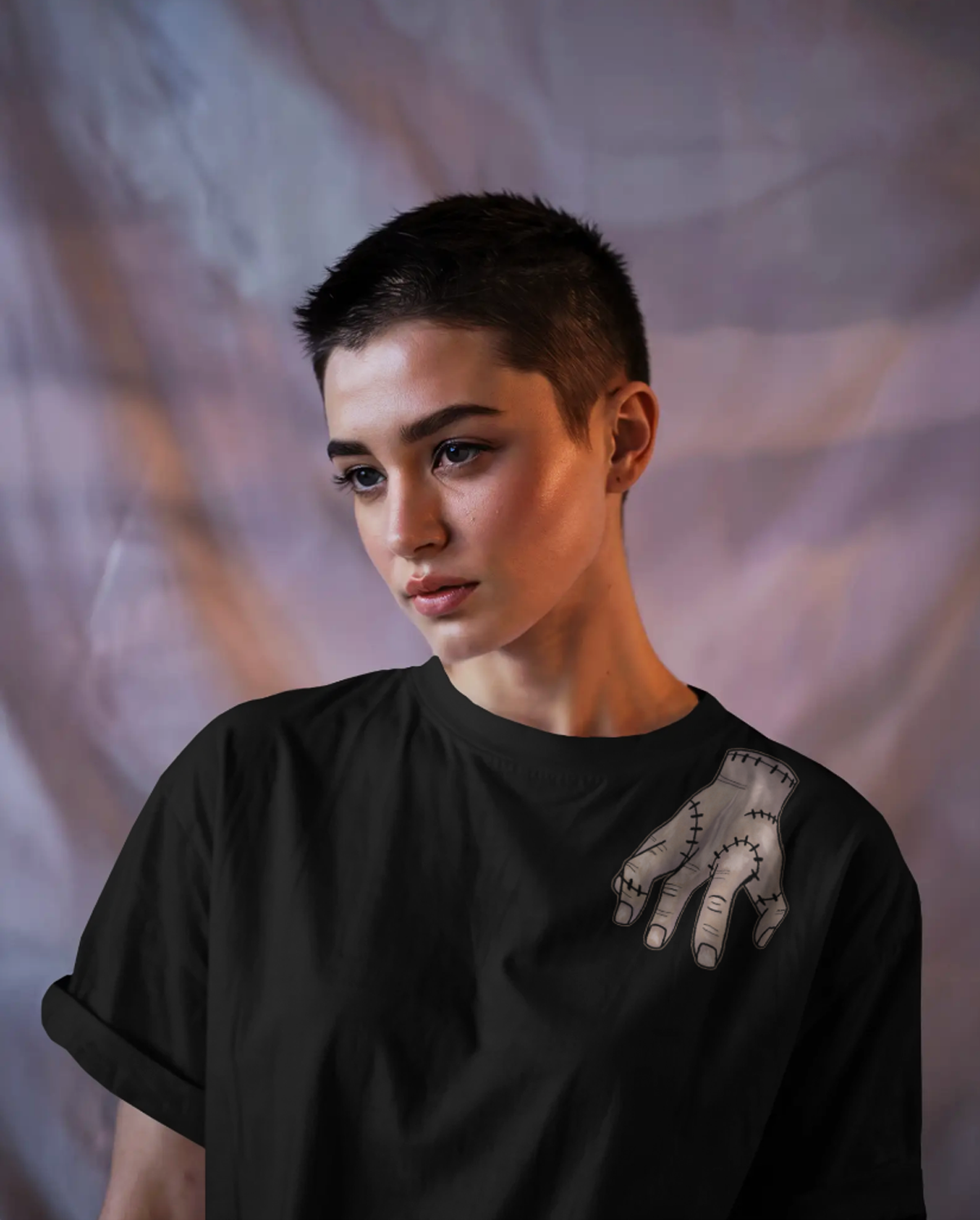 Wednesday Oversized T-Shirt for Women Gothic Graphic Printed T-Shirt