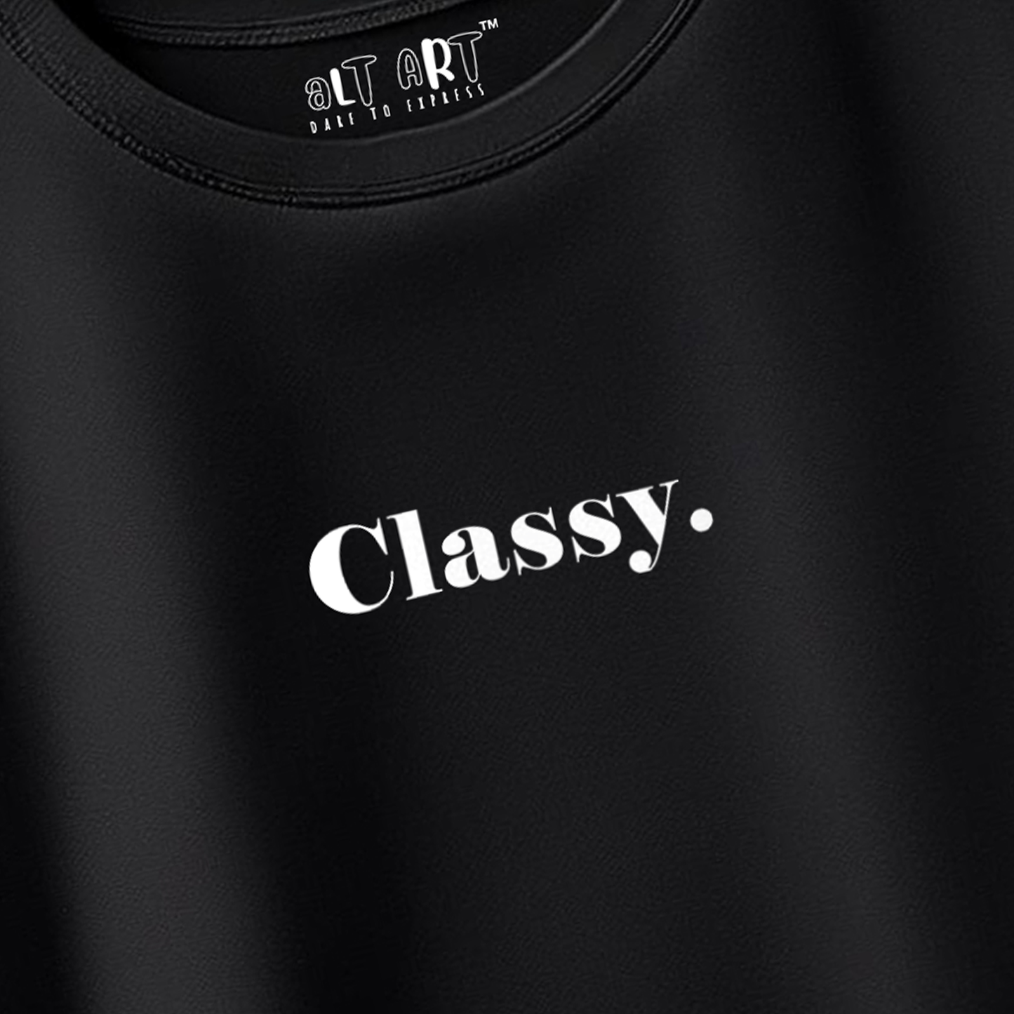 Classy Black Oversized T-Shirt for Men & Boys - Minimal Streetwear Fashion