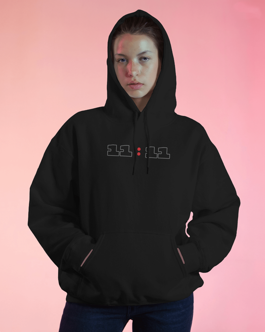 11:11 Printed Graphic Hoodie for Women | Streetwear Hoodie India