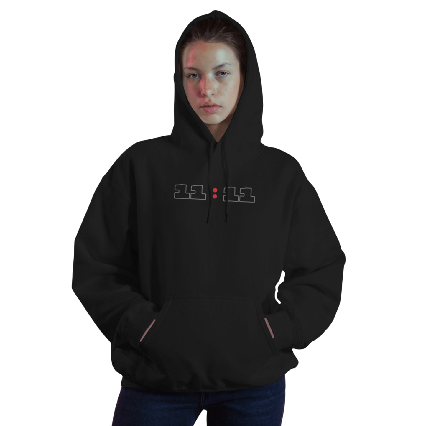 11:11 Printed Graphic Hoodie for Women | Streetwear Hoodie India
