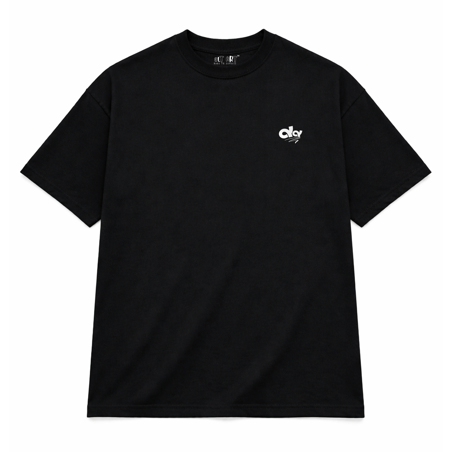 Alien Psychedelic Graphic Black Oversized T Shirt for Men | Trippy Streetwear Graphic Tee