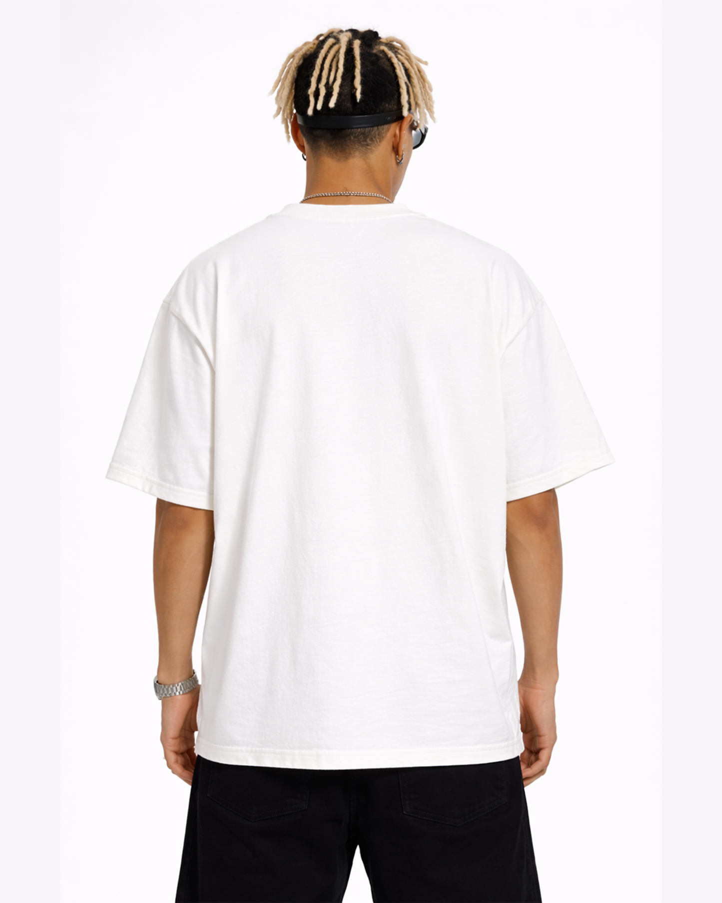 Banana Graphic White Oversized T Shirt for Men | Funny Cartoon Oversized Tee