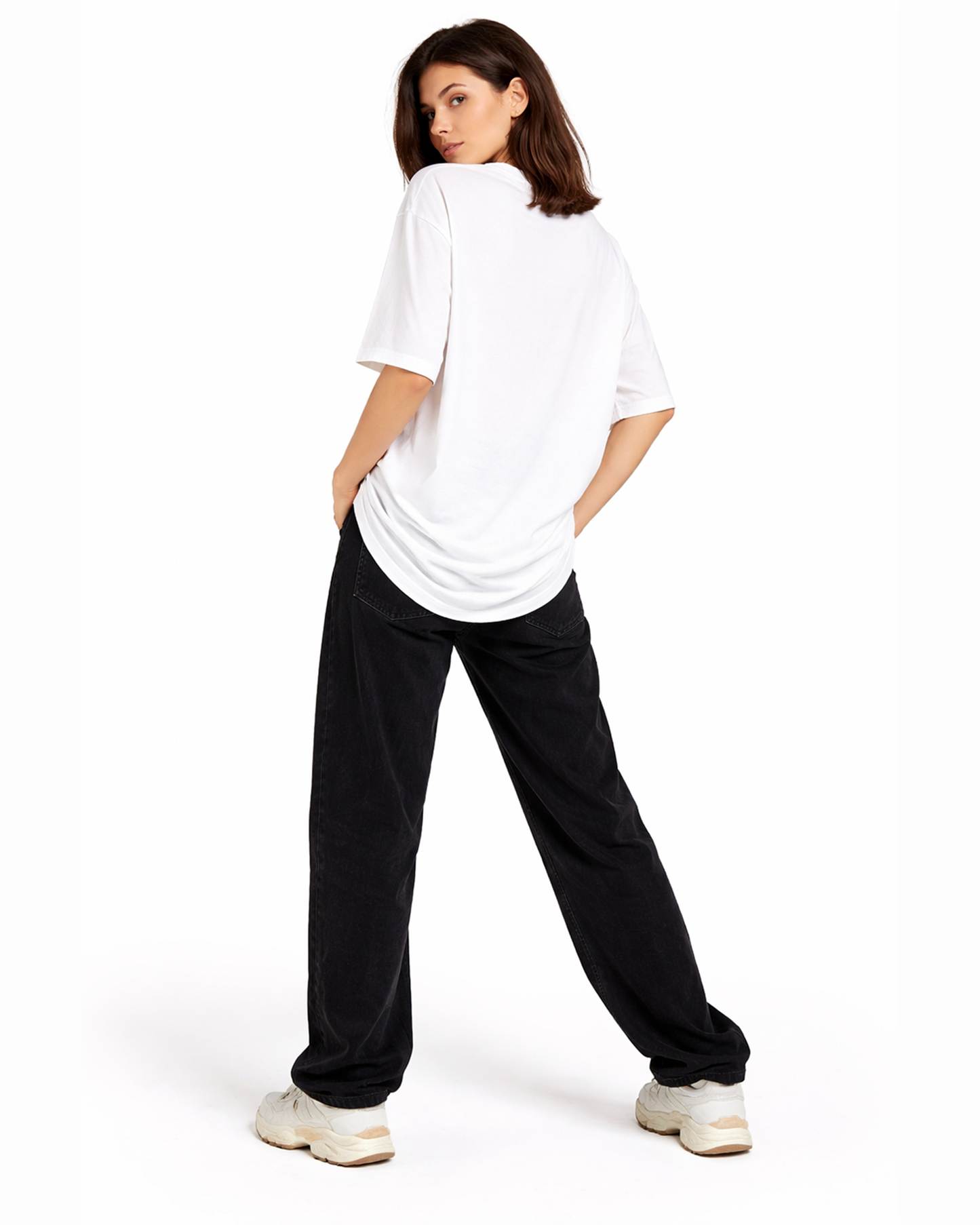 Cityscape Oversized T Shirt for Women | Gothic Urban Graphic Printed Oversized T Shirt | Boxy Fit Streetwear Tee