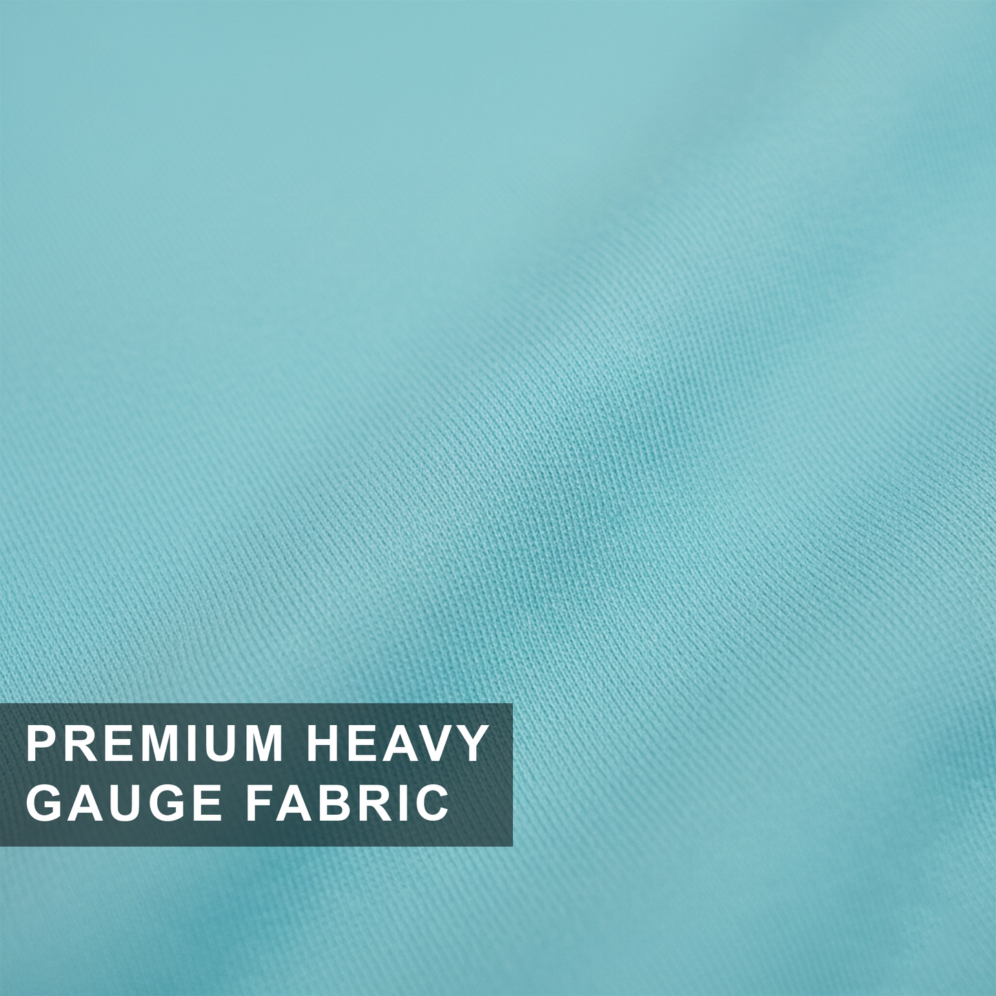 Aruba Blue Solid Oversized T-Shirt for Men | Heavyweight Cotton | Premium Boxy Fit Solid Tee