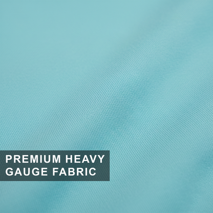 Aruba Blue Solid Oversized T-Shirt for Men | Heavyweight Cotton | Premium Boxy Fit Solid Tee