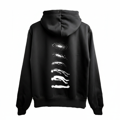 Astral Flow Graphic Hoodie for Women | Cosmic Streetwear Hoodie India