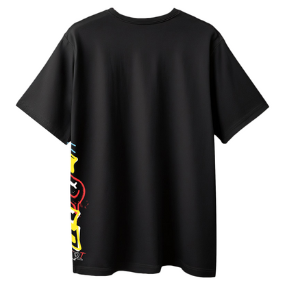 Dope Black Oversized T-Shirt for Men & Boys – Trendy Streetwear Tee Hip-Hop & Urban Fashion