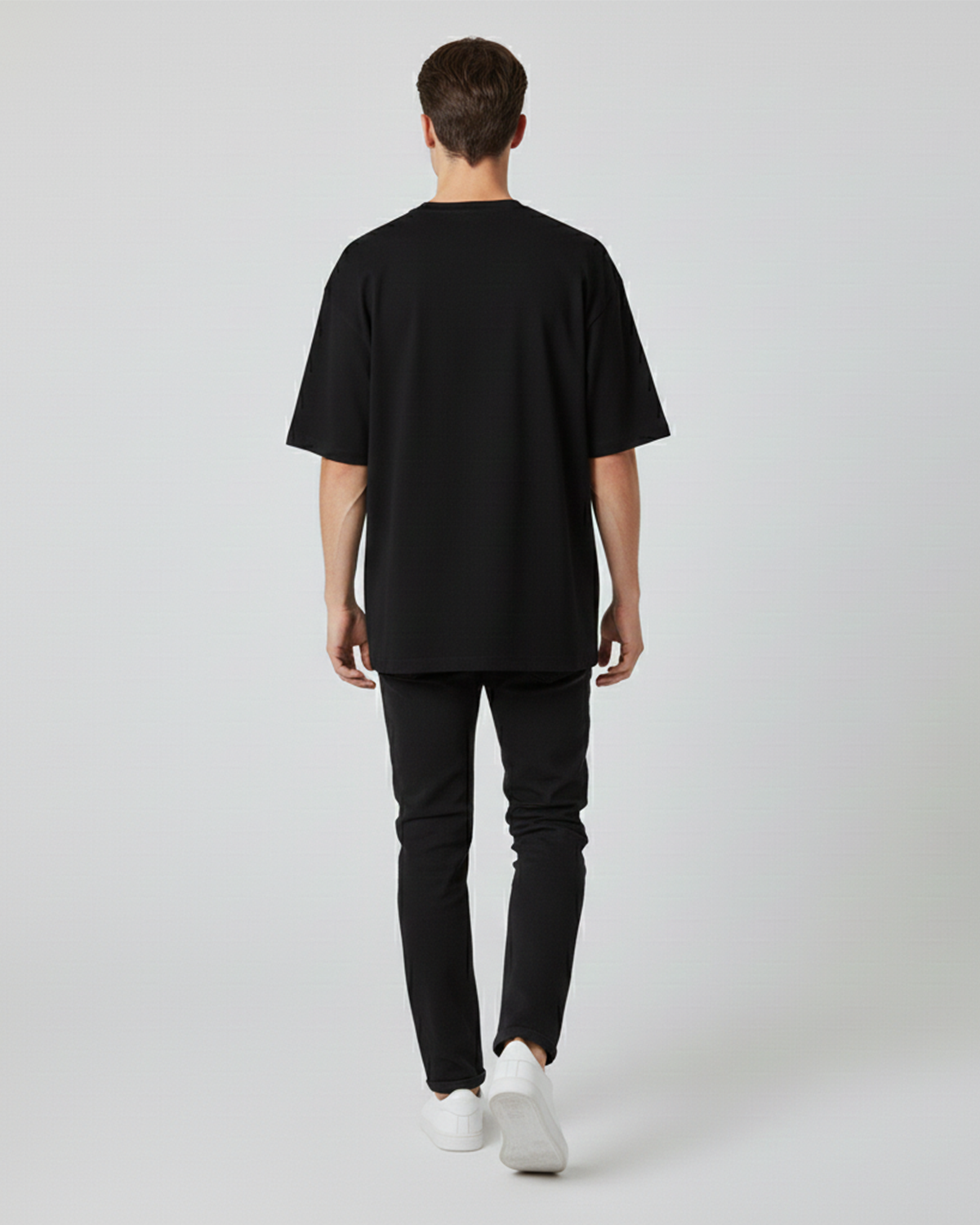 The Symptoms Black Oversized T-Shirt for Men & Boys - Funny Graphic Tee