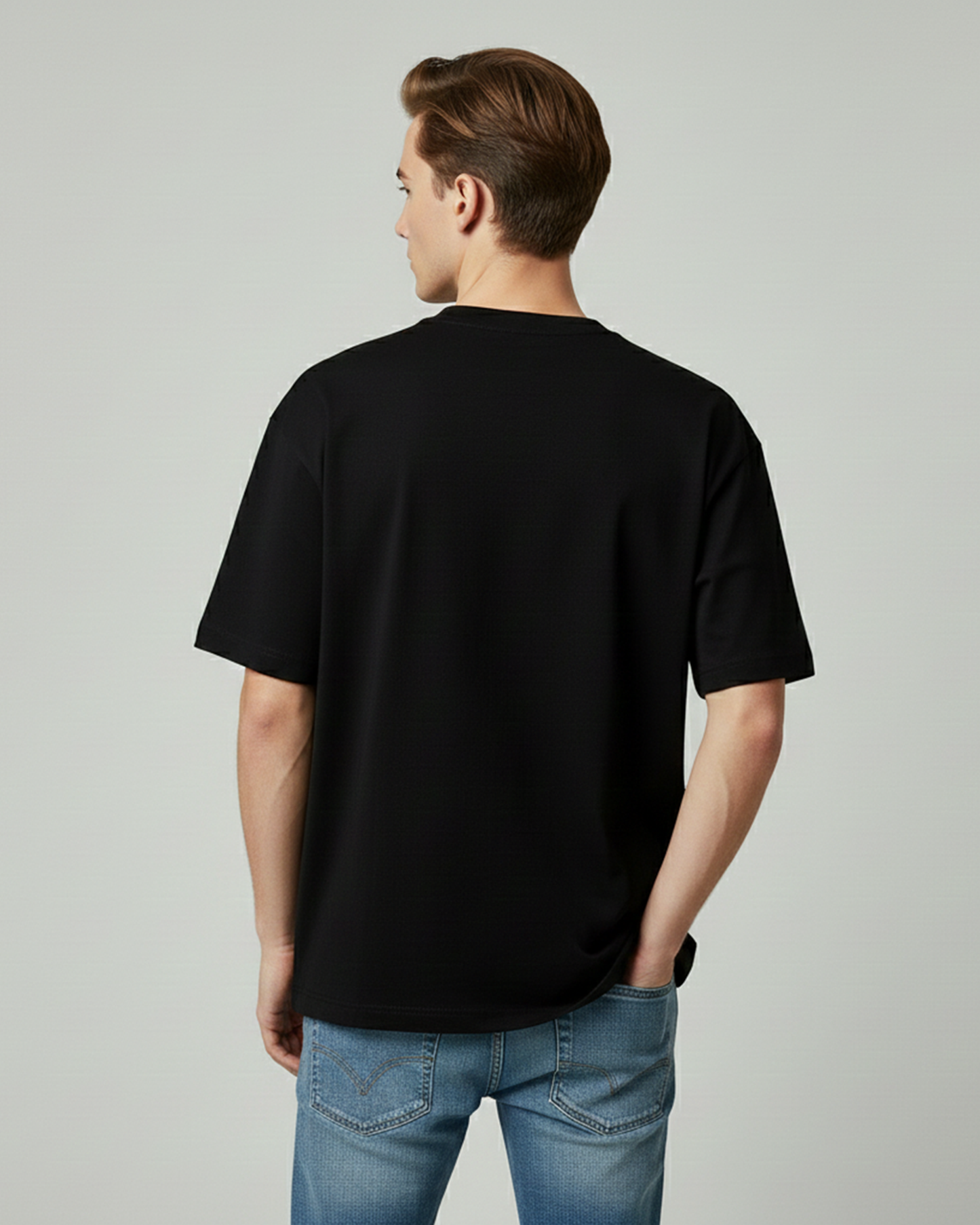 I Told My Therapist About You Black Oversized T-Shirt for Men | Funny Oversized T-Shirt
