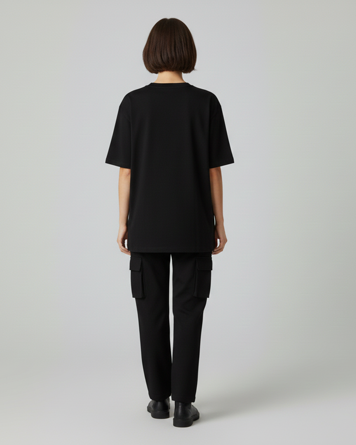 Embrace the Absurd Black Oversized T-Shirt for Women | Quote Oversized Streetwear Tee