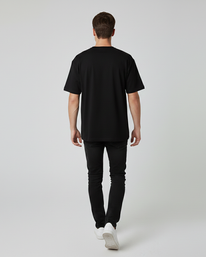 Keep Talking… I’m Judging You Black Oversized T-Shirt for Men & Boys - Sarcastic Graphic Tee