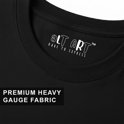 Keep Talking… I’m Judging You Black Oversized T-Shirt for Women & Girls - Sarcastic Graphic Tee