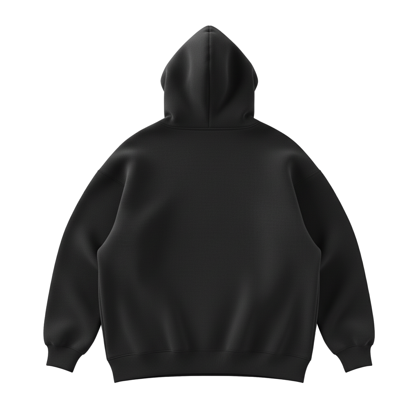 Solid Black Heavyweight Hoodie for Women | Plain Cotton Hoodie for Girls India