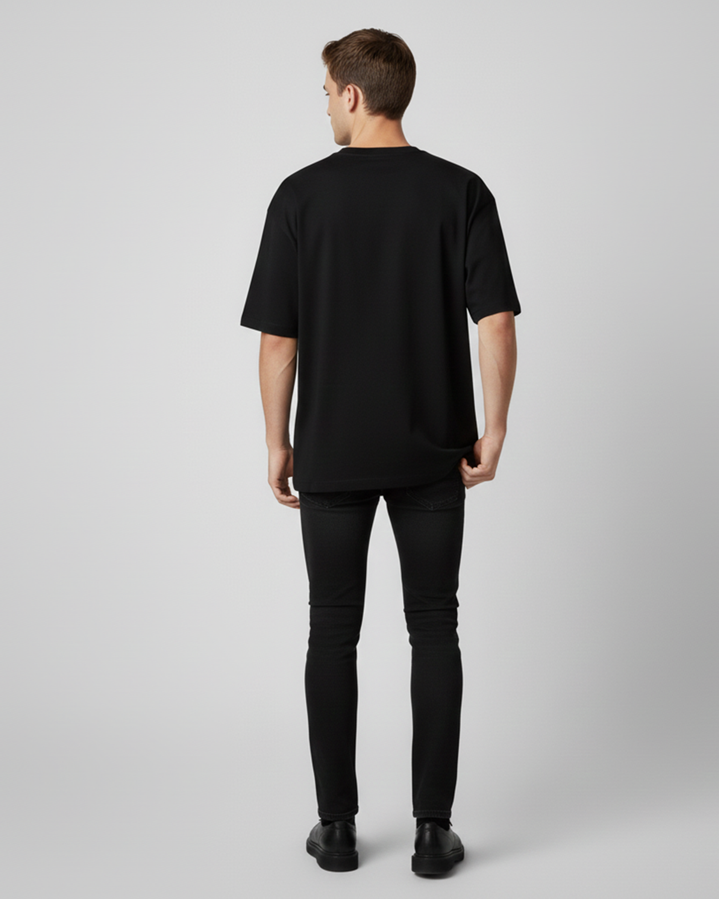 Professional Overthinker Black Oversized T-Shirt for Men & Boys - Funny Graphic Tee