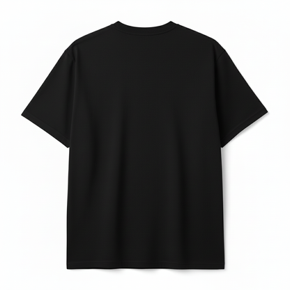 Pink Flag Black Oversized T-Shirt for Women & Girls - Trendy Drop Shoulder Baggy Fit 100 % Cotton Oversized T-shirt