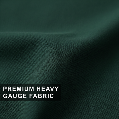 Bottle Green Oversized T-Shirt for Women | Premium Cotton Solid Oversized T-Shirt