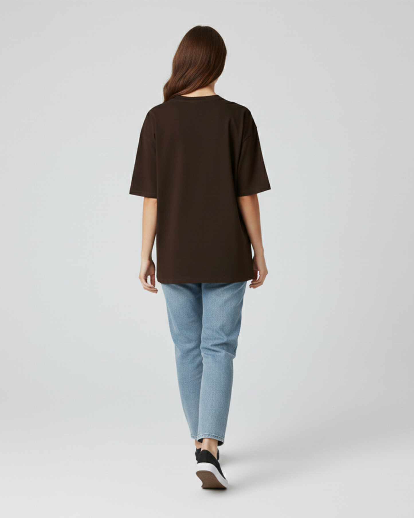 Professional Overthinker Brown Oversized T-Shirt for Women | Funny Oversized T-Shirt