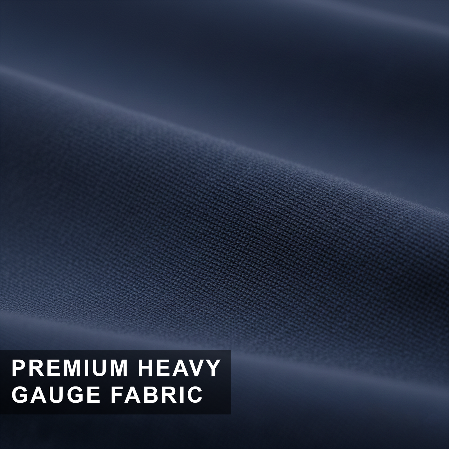 Dark Blue Solid Oversized T-Shirt for Men | Heavyweight Cotton | Premium Boxy Fit Solid Tee