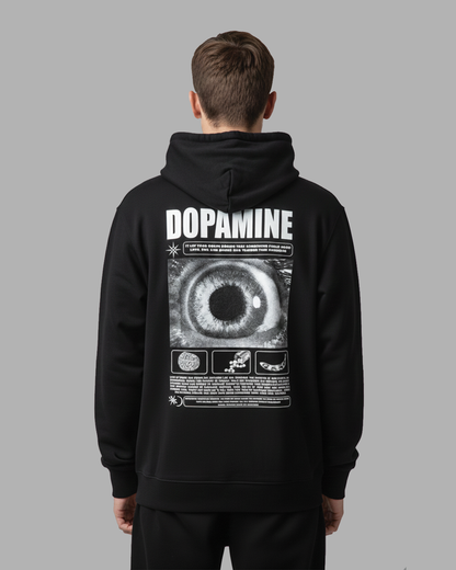 Dopamine Graphic Hoodie for Men | Printed Streetwear Hoodie India