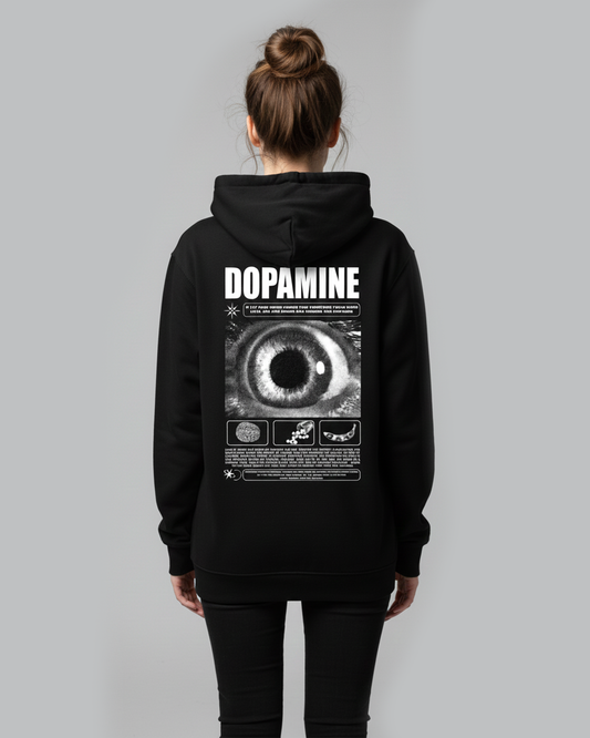 Dopamine Graphic Hoodie for Women | Graphic Printed Hoodie for Girls India