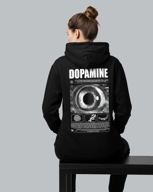 Dopamine Graphic Hoodie for Women | Graphic Printed Hoodie for Girls India