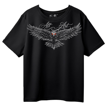 Eagle Graphic Oversized T-Shirt for Men | Premium Cotton Streetwear Tee