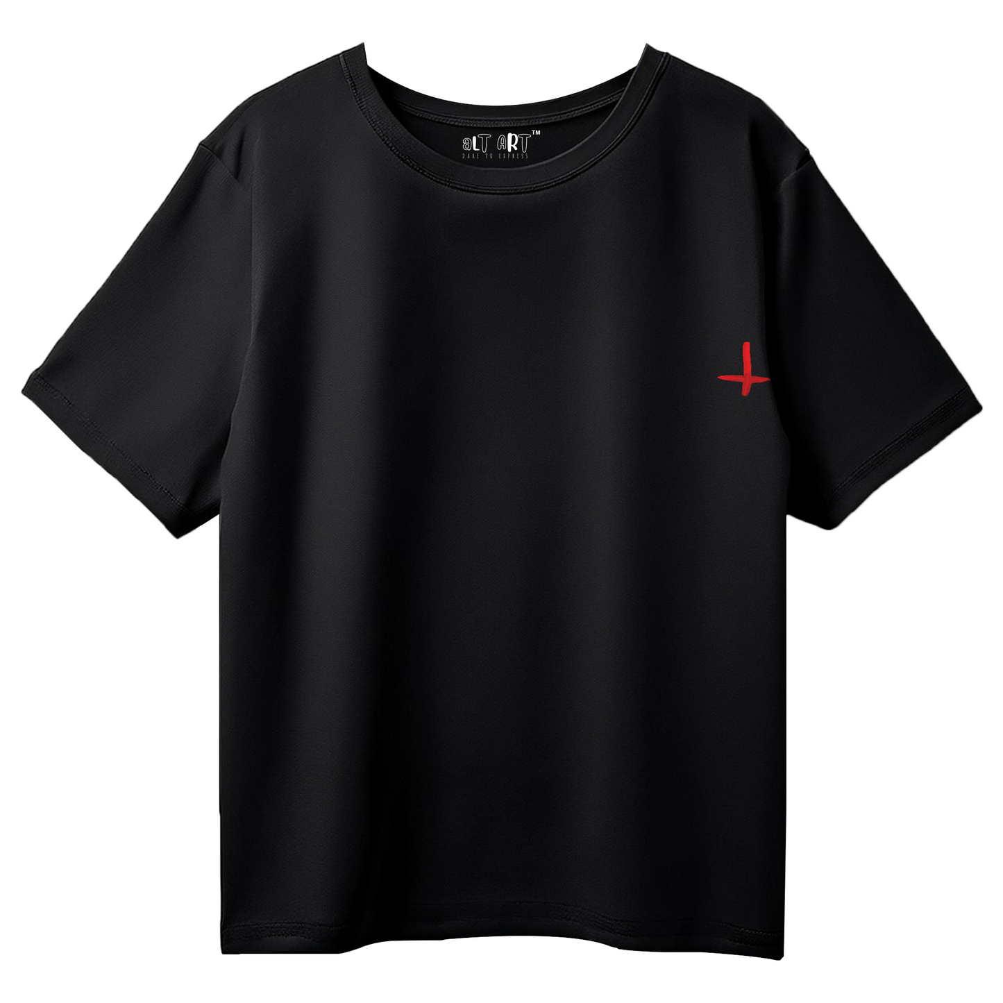 Abstract Art Oversized T-Shirt for Men & Boys Black - Exclusive Abstract Artwork T-shirt