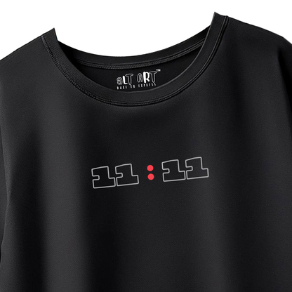 11:11 Eleven Eleven Oversized T-Shirt for Men & Boys – Manifestation Graphic Tee