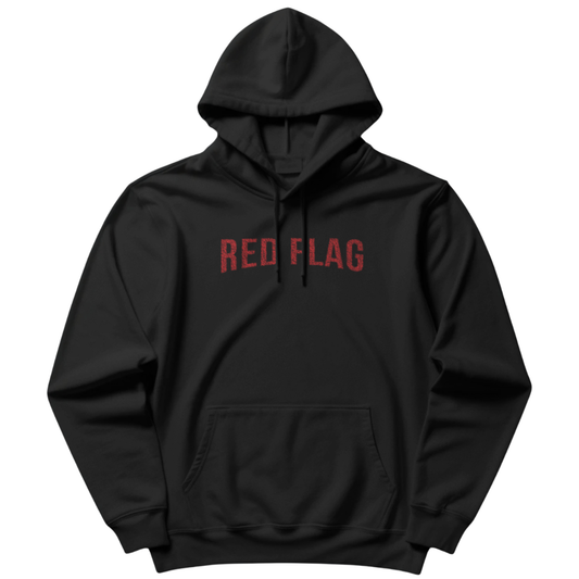 Red Flag Hoodie for Women | Funny Graphic Streetwear Hoodie India