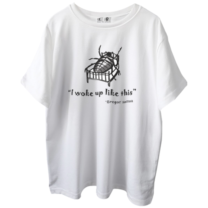 Kafka Oversized T-Shirt for Women – White Existential Graphic Tee