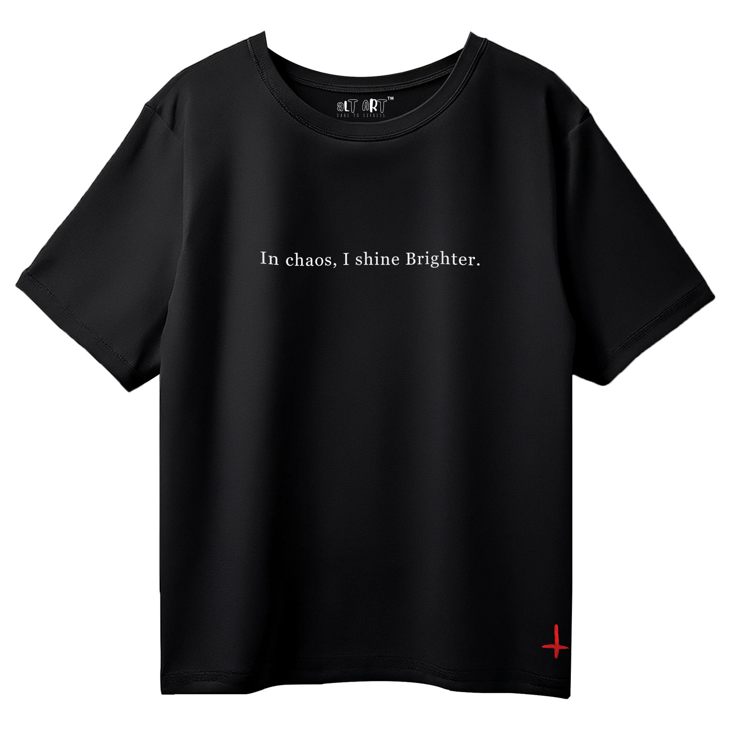 Chaos Oversized T-Shirt for Women & Girls - Exclusive Abstract Artwork T-shirt