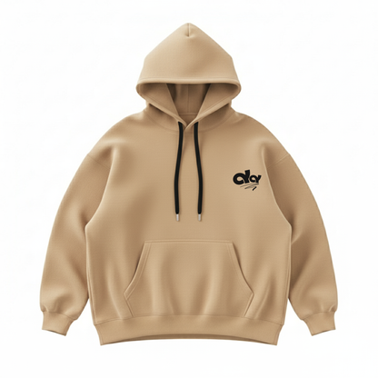 Gothic Art Hoodie for Women Beige | Dark Graphic Hoodie Girls