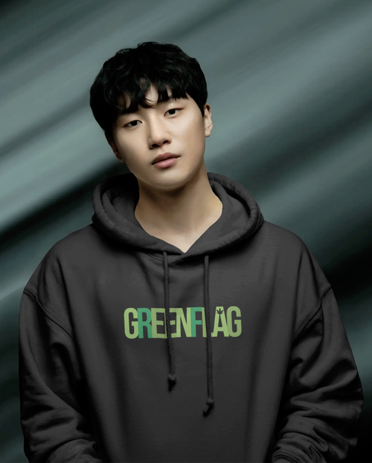 Green Flag Graphic Hoodie for Men | Funny Streetwear Hoodie India