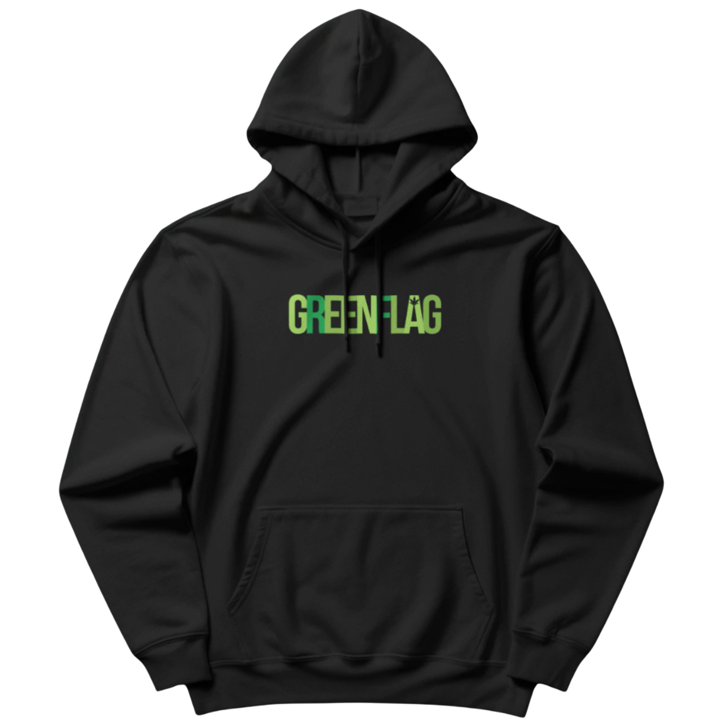 Green Flag Graphic Hoodie for Women | Funny Streetwear Hoodie India