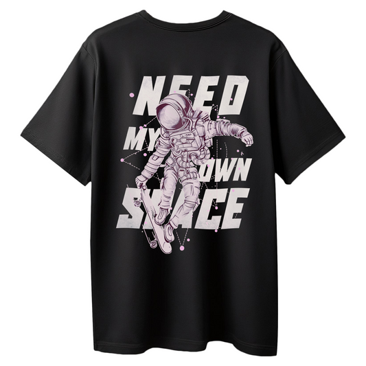 I Need Some Space Astronaut Graphic Printed Oversized T-Shirt for Women
