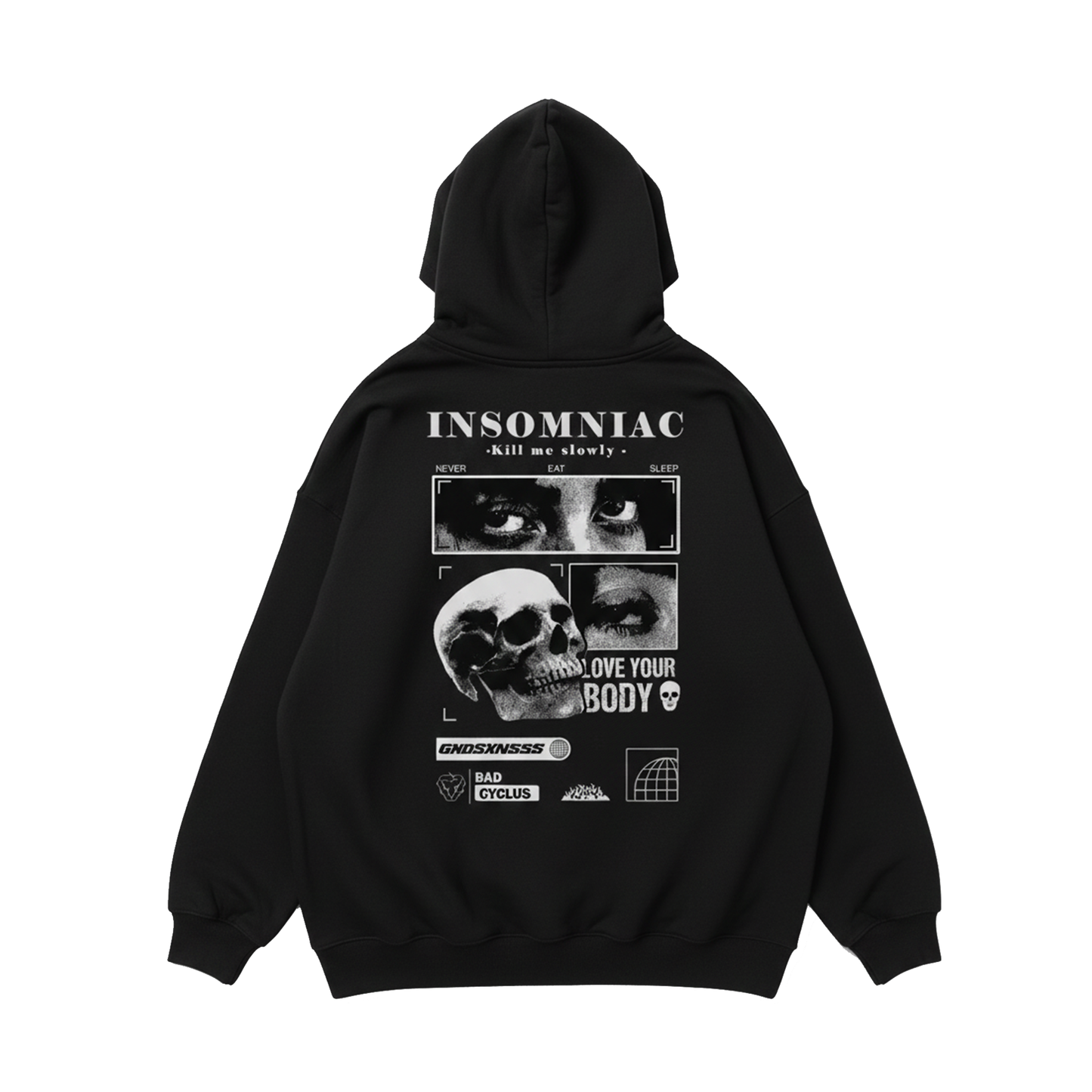 Insomniac Hoodie for Women | Graphic Hoodie for Girls India