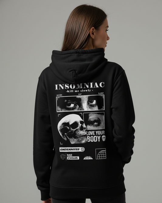Insomniac Hoodie for Women | Graphic Hoodie for Girls India