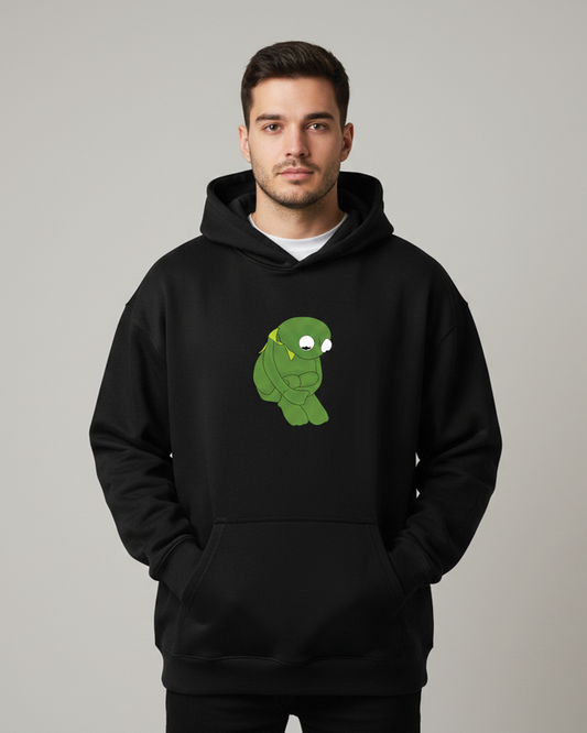Kermit The Frog Hoodie for Men | Black Graphic Hoodie India