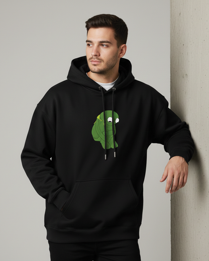 Kermit The Frog Hoodie for Men | Black Graphic Hoodie India