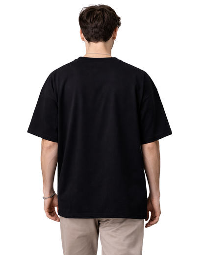 MBA Dropout Glow in the Dark Oversized T-Shirt for Men | Black Funny Streetwear Tee