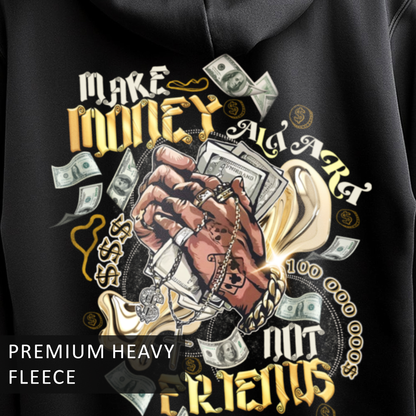 Make Money Not Friends Hoodie for Men | Graphic Streetwear Hoodie India